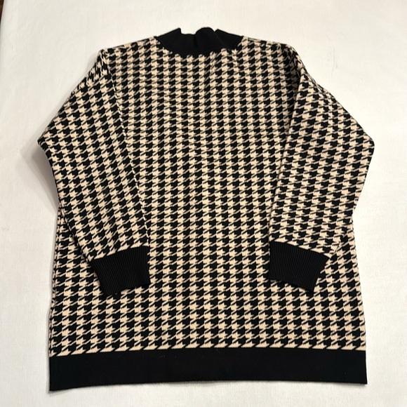 NWOT Sandro Dane Oversized Houndstooth Cardigan - Picture 8 of 8